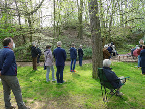 Christi Himmelfahrt an der Fatima Grotte (Foto: Karl-Franz Thiede)